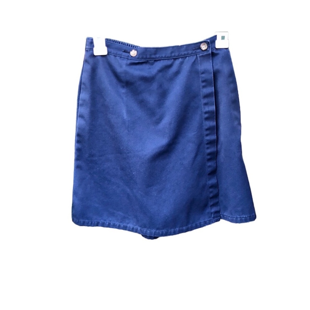Lands’ End Uniform Skort Skirt Navy Blue Children’s Sz. 12